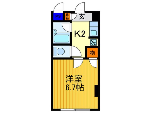 グランタック河原町五条の物件間取画像